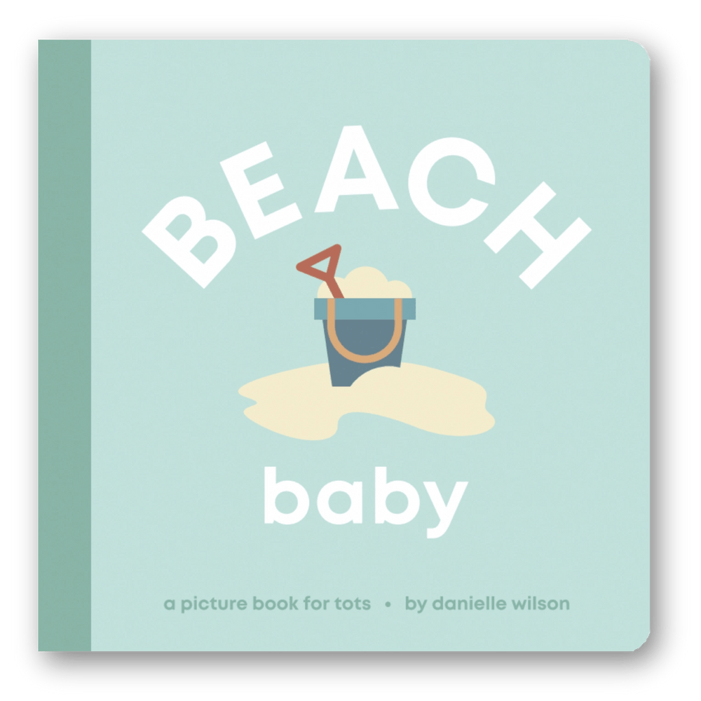 Beach Baby Board Book Left Hand Book House Lil Tulips