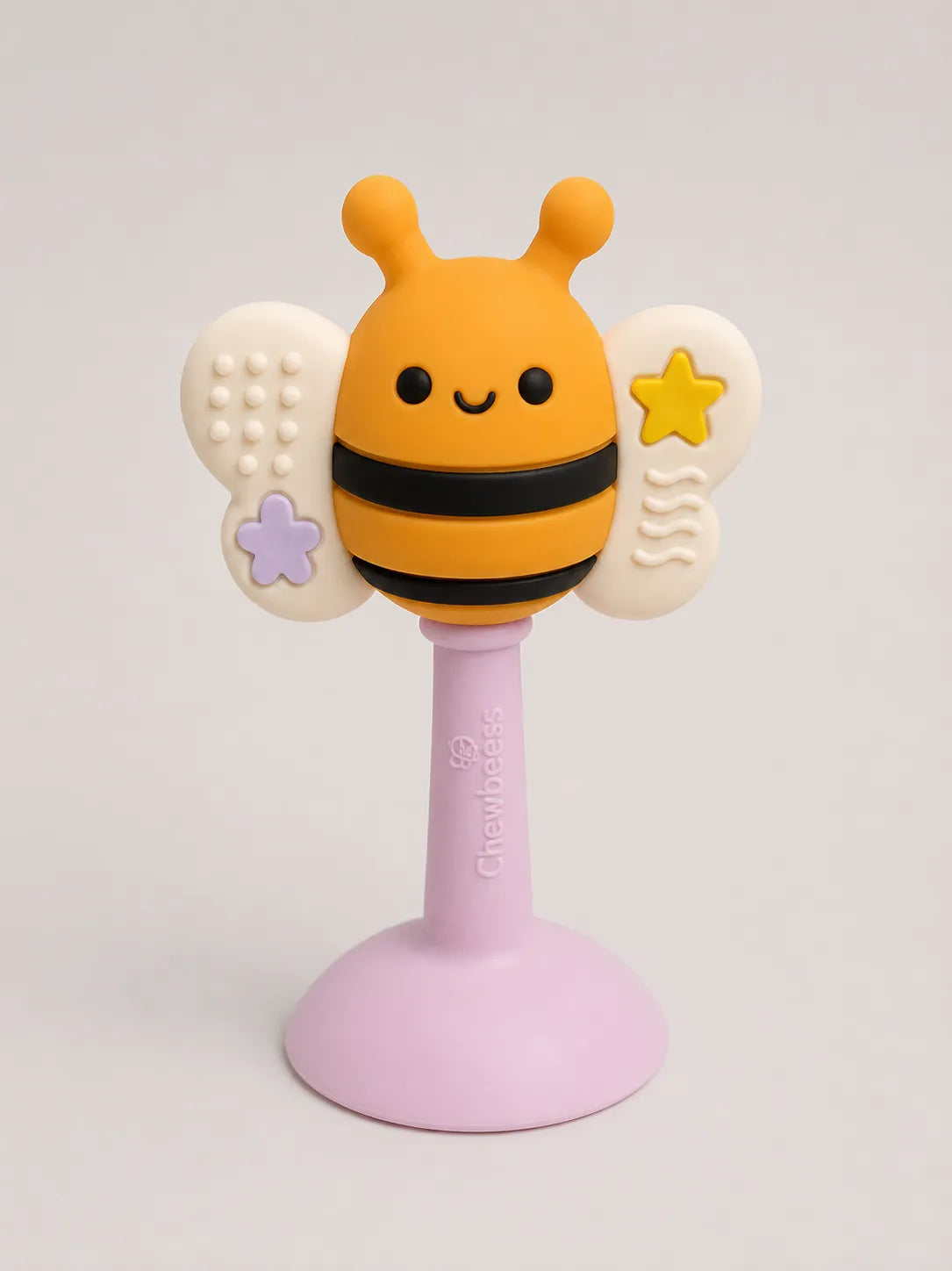 Bee Silicone Teether Rattle Chewbee's Lil Tulips