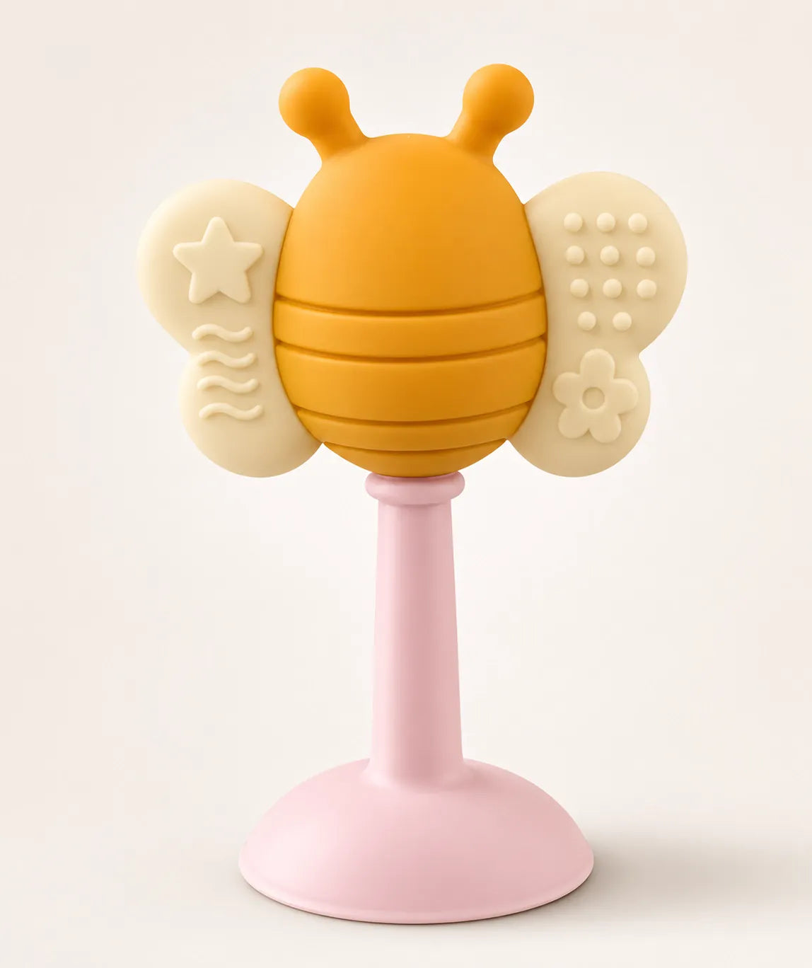 Bee Silicone Teether Rattle Chewbee's Lil Tulips