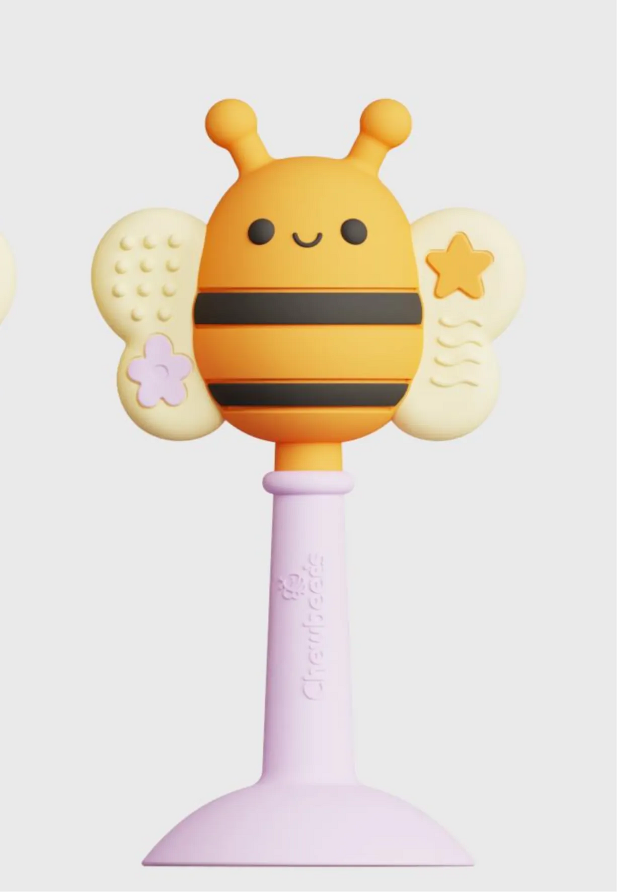 Bee Silicone Teether Rattle Chewbee's Lil Tulips