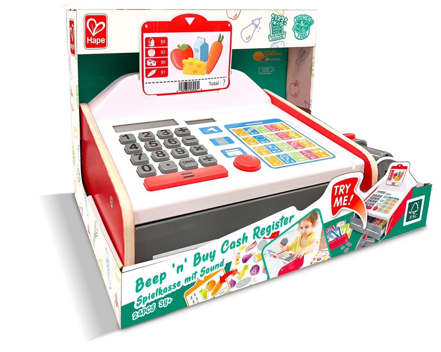 Beep 'n' Buy Cash Register Hape Lil Tulips