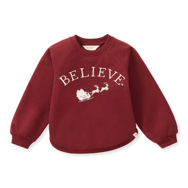 Believe Sweatshirt Burt's Bees Baby Lil Tulips