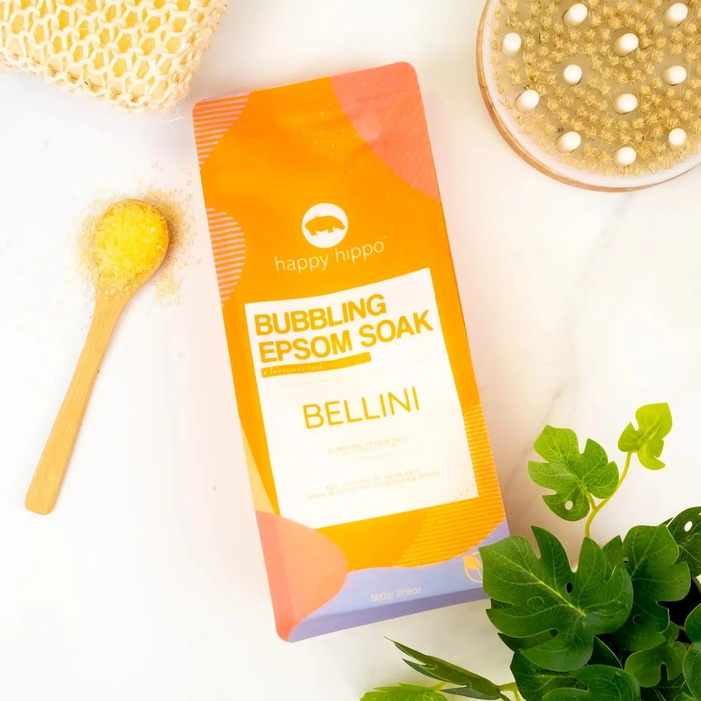 Bellini - Bubbling Epsom Soak 600g Happy Hippo Bath Lil Tulips