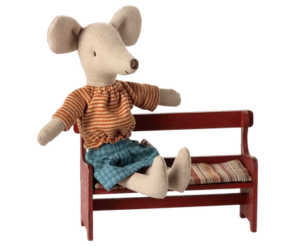 Bench, Mouse - Red Maileg Lil Tulips