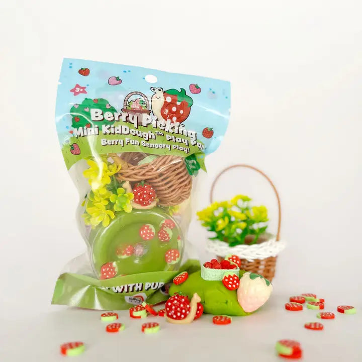 Berry Picking Mini Play Pack - 2 oz. Earth Grown KidDoughs Lil Tulips