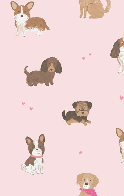 Best Friend Dogs - Pink  Ruffle Sweatshirt + Legging Set Angel Dear Lil Tulips