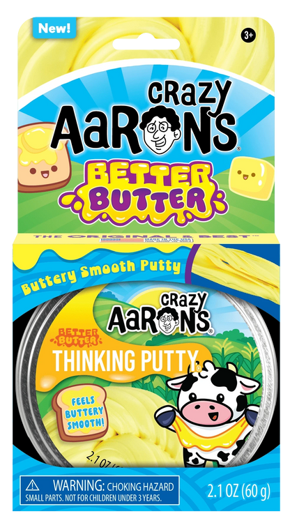 Better Butter - Full Size 4" Thinking Putty Tin Crazy Aaron's Putty World Lil Tulips