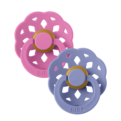 BIBS Boheme 2 Pack - Bubblegum/Peri Bibs Pacifier Lil Tulips