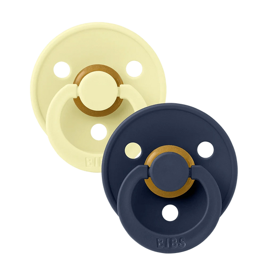 BIBS Colour 2 Pack - Luna/Deep space Bibs Pacifier Lil Tulips