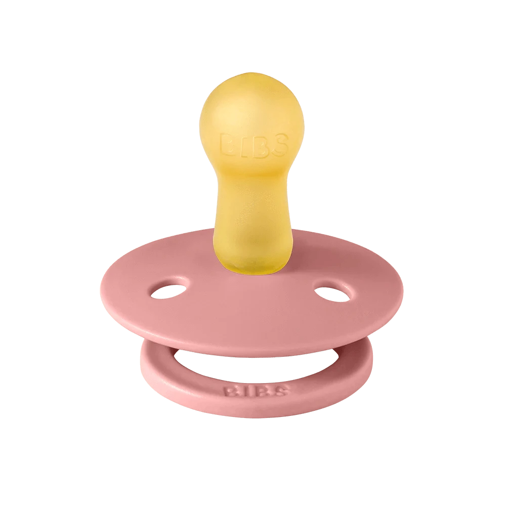 BiBS Pacifier 2 Pack - Dusty Pink/Elderberry Bibs Pacifier Lil Tulips