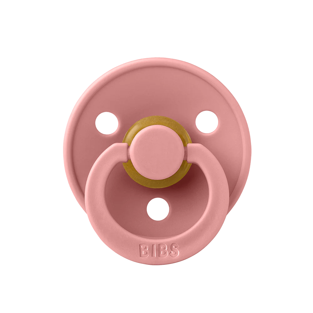 BIBS Pacifier 2 PK Pale Butter/ Dusty Pink Bibs Pacifier Lil Tulips