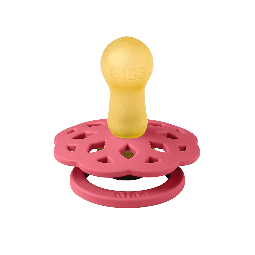 BiBS Pacifier Boheme 2 PACK - Dusty Pink/Coral Bibs Pacifier Lil Tulips