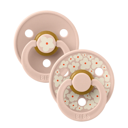 BiBS Pacifier Studio Colour 2 Pack Jasmine - Blush Mix Bibs Pacifier Lil Tulips