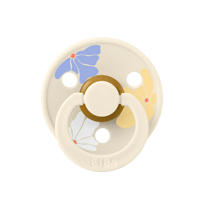 BiBS Pacifier Studio Colour 2 Pack Morning Bloom - Ivory Mix Bibs Pacifier Lil Tulips
