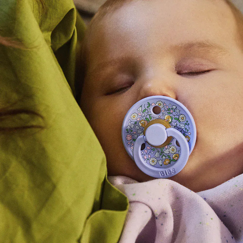 BIBS x LIBERTY Colour 2 Pack Chloe Meadow - Ivory Mix Bibs Pacifier Lil Tulips