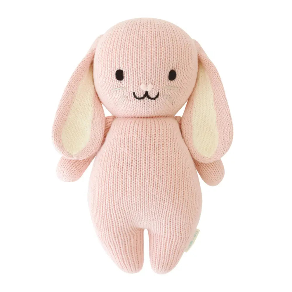 Big Baby Bunny Rose Hand Knit cuddle+kind Lil Tulips