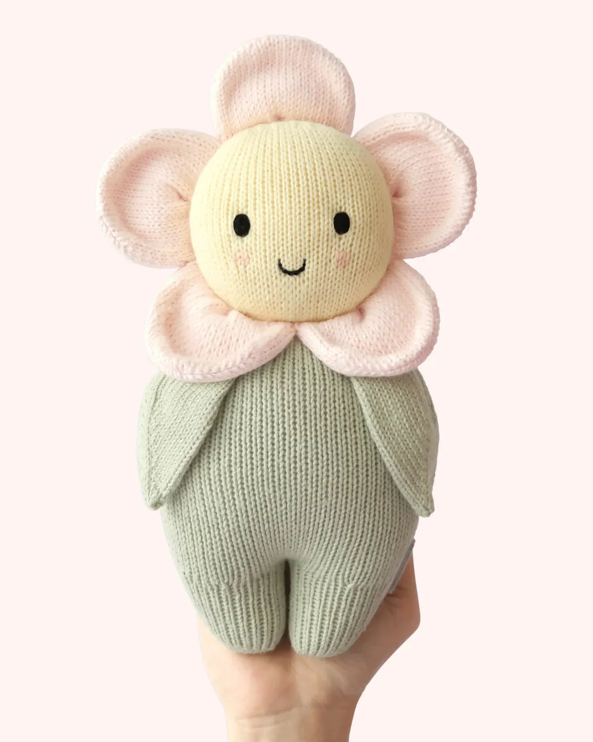 Big Baby Daisy Hand Knit cuddle+kind Lil Tulips
