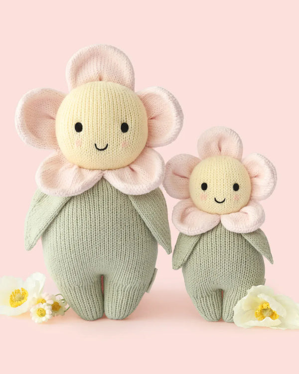 Big Baby Daisy Hand Knit cuddle+kind Lil Tulips