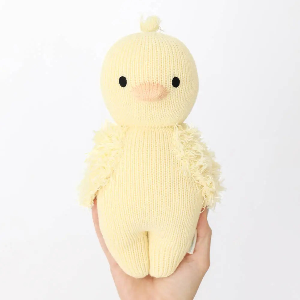 Big Baby Duckling Hand Knit cuddle+kind Lil Tulips