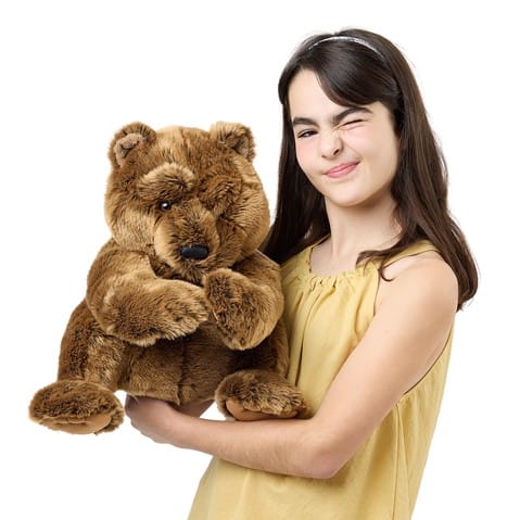 Big Bear Hand Puppet Folkmanis Puppets Lil Tulips
