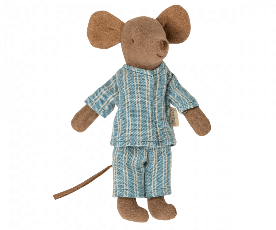 Big Brother Mouse in Matchbox (Pajamas) Maileg Lil Tulips