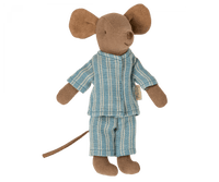 Big Brother Mouse in Matchbox (Pajamas) Maileg Lil Tulips