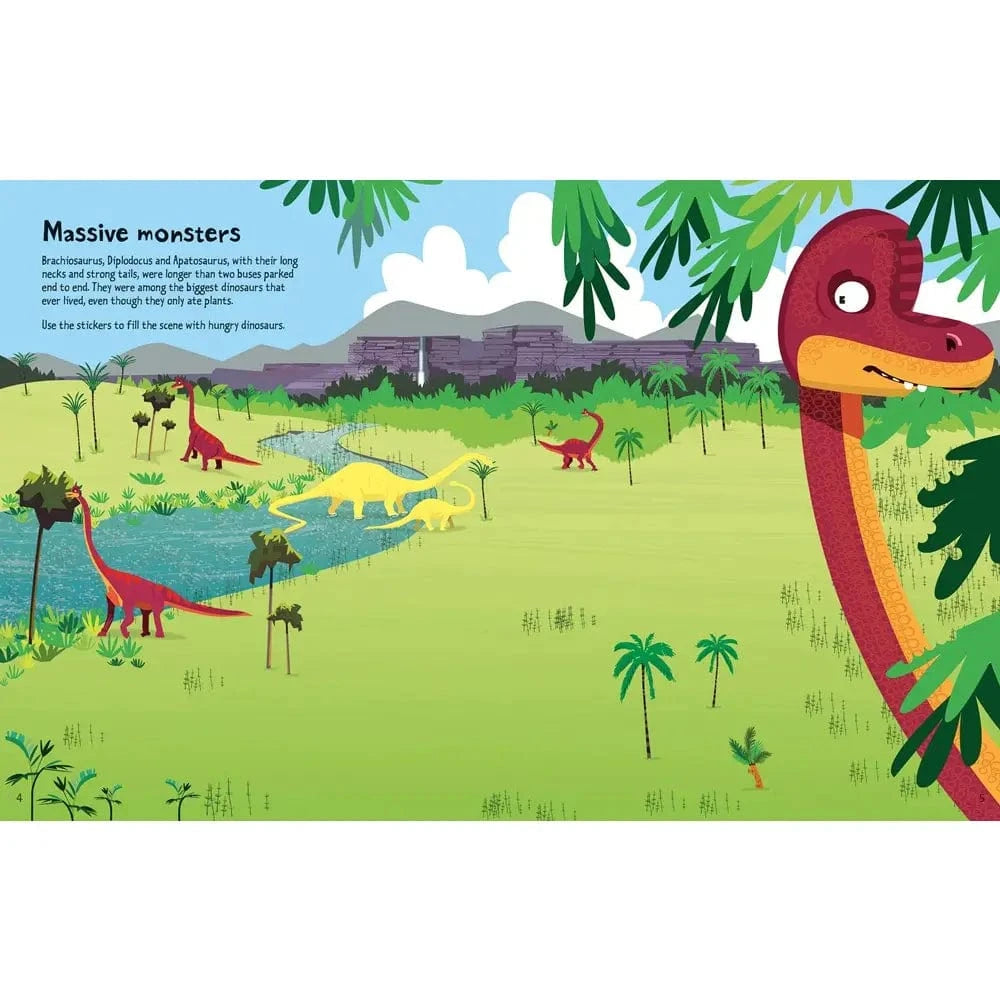 Big Dinosaur Sticker Book Harper Collins Childrens Lil Tulips