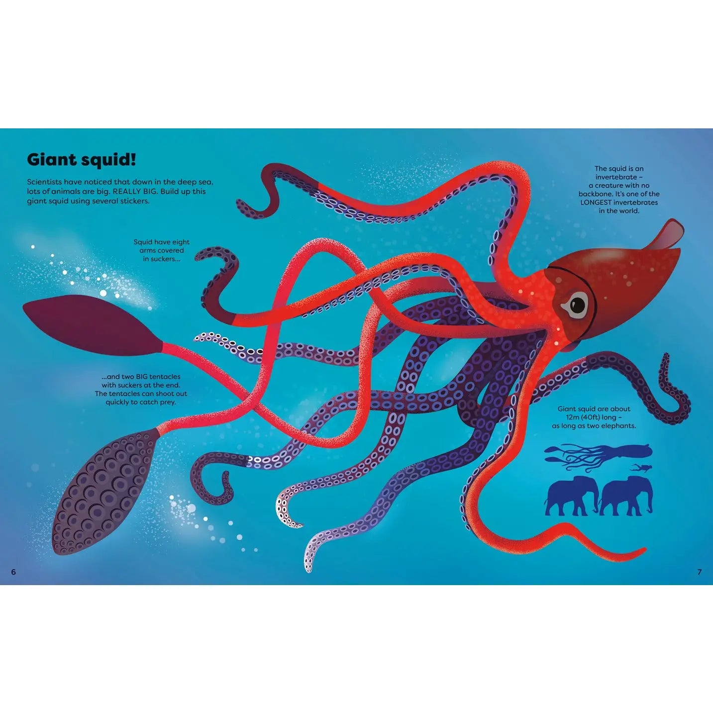 Big Sticker Book Weird Deep Sea Creatures Harper Collins Childrens Lil Tulips