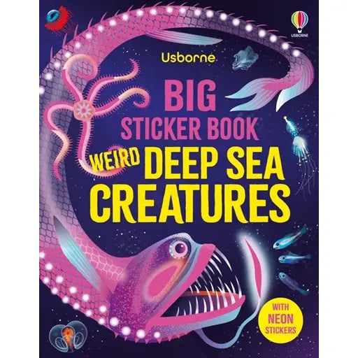 Big Sticker Book Weird Deep Sea Creatures Harper Collins Childrens Lil Tulips