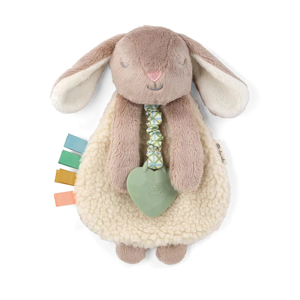 Billie the Bunny Itzy Lovey™ Plush with Silicone Teether Toy Itzy Ritzy Pacifiers & Teethers Lil Tulips