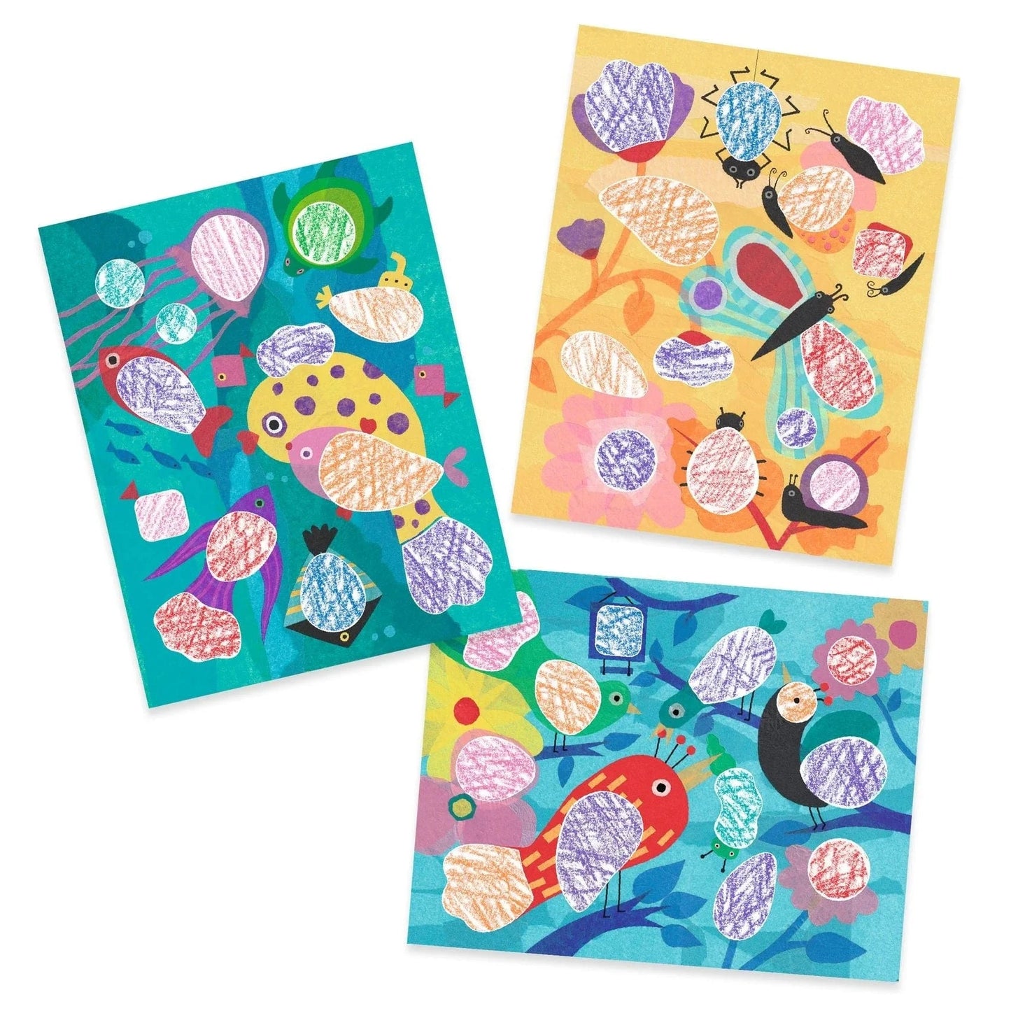 Birdie & Co Coloring Kit* Djeco Final Sale Lil Tulips