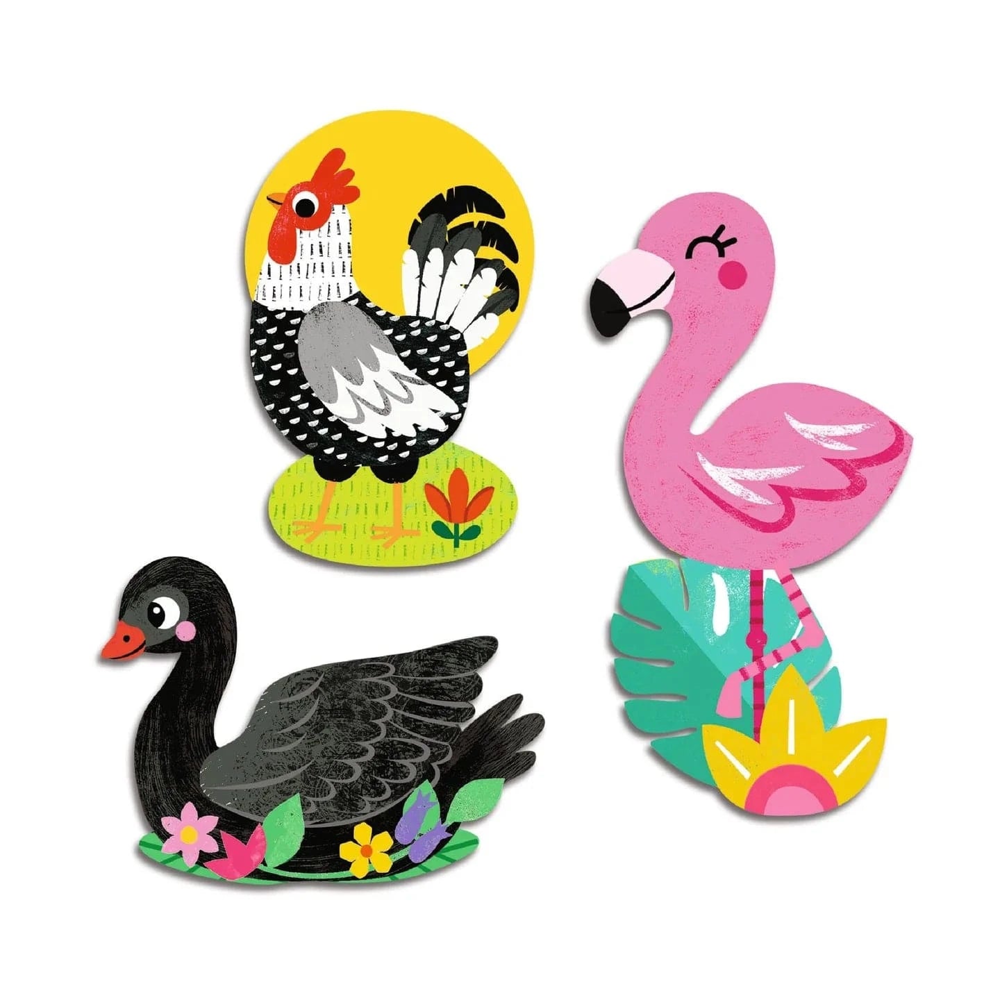 Birds Baby Stickers Djeco Lil Tulips