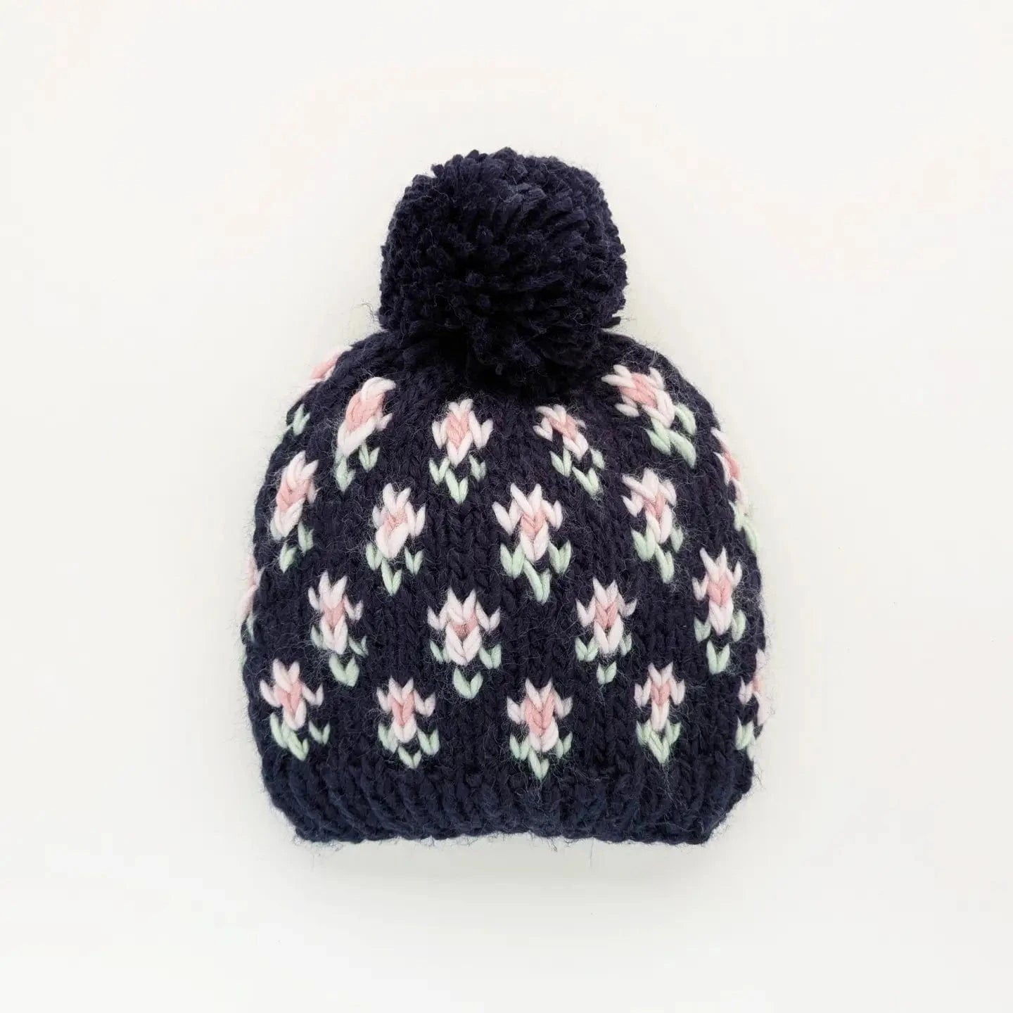 Bitty Blooms Indigo Beanie Hat Huggalugs Lil Tulips