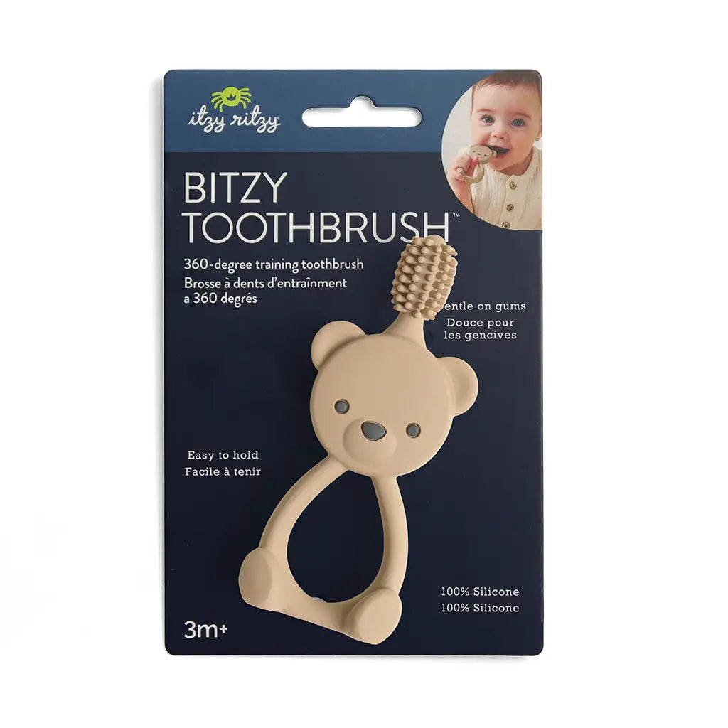 Bitzy 360-Degree Silicone Training Toothbrush™ Itzy Ritzy Lil Tulips