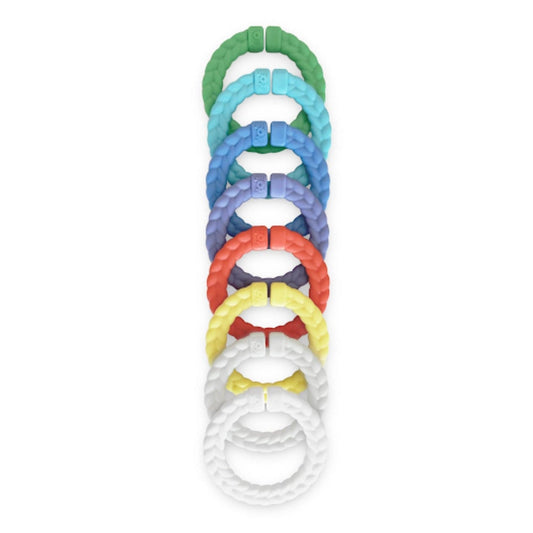 Bitzy Bespoke Itzy Rings™ Linking Ring Set PRIMARY Itzy Ritzy Lil Tulips