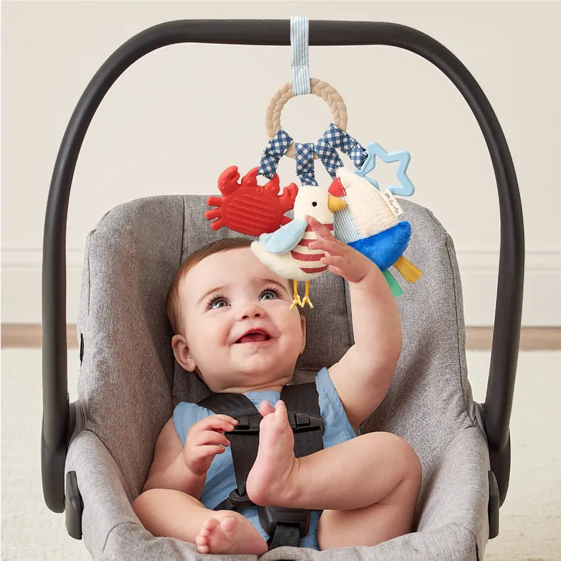 Bitzy Busy Ring™ Teething Activity Toy Nautical Itzy Ritzy Lil Tulips