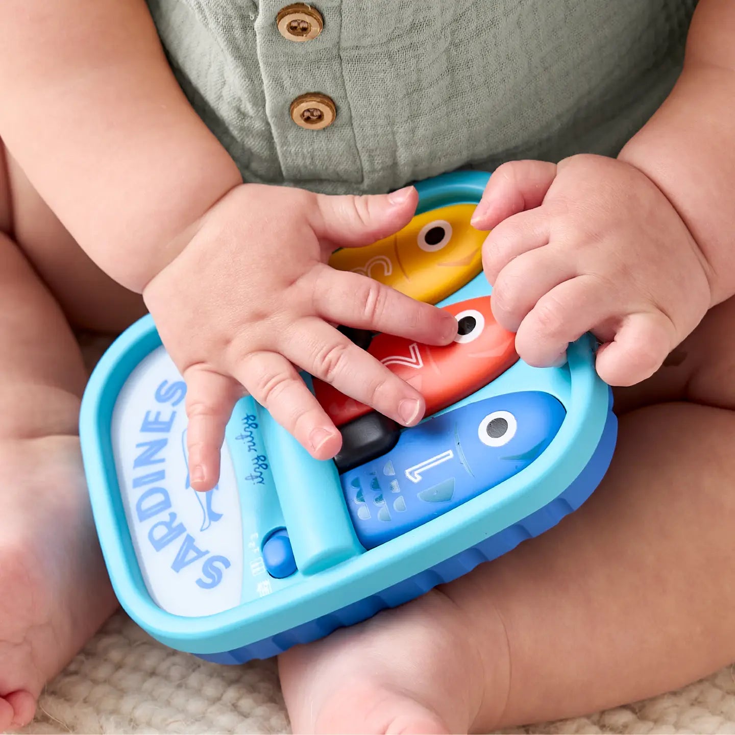 Bitzy Tunes™ Sardines - Light-Up Interactive Piano Toy Itzy Ritzy Lil Tulips