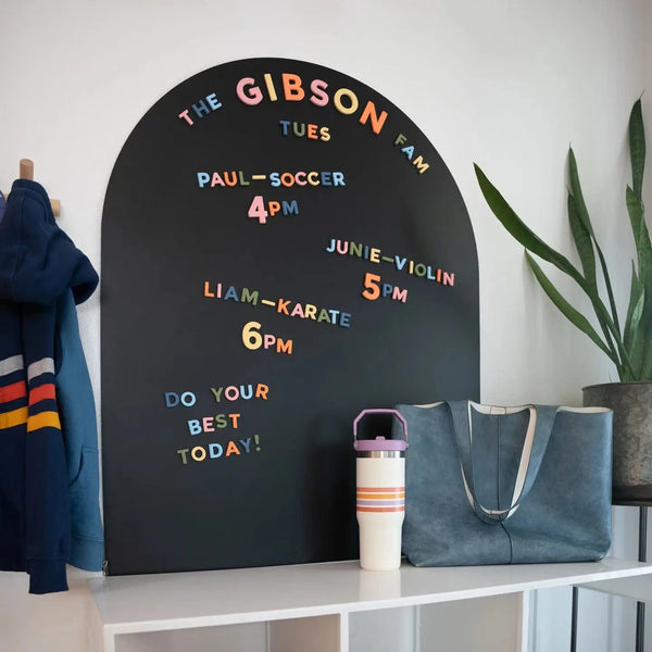 Black Magnetic Arch Wall Decal The Type Set Co. Lil Tulips