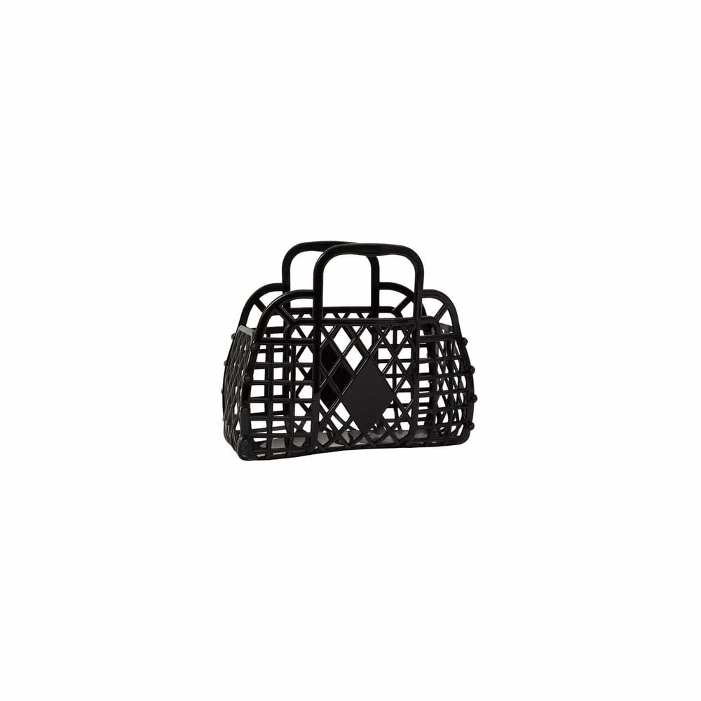 Black Retro Jelly Basket - Mini Sun Jellies Baskets Lil Tulips