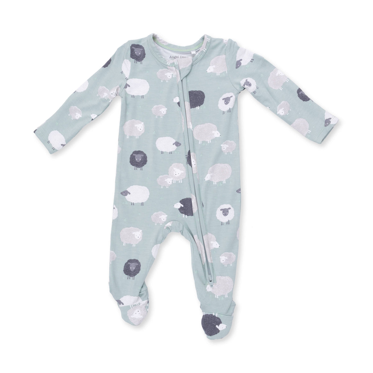 Black Sheep -2 Way Zipper Footie Angel Dear Lil Tulips