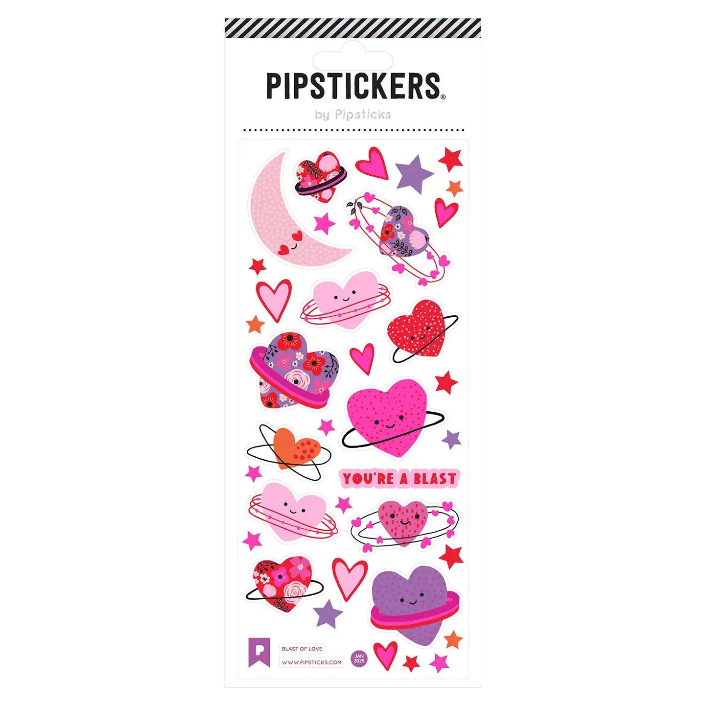 Blast of Love Stickers Pipsticks Lil Tulips