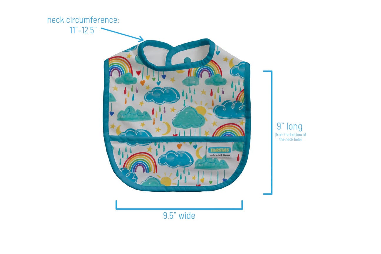 Bloomy Pocket Bib Thirsties Bibs Lil Tulips