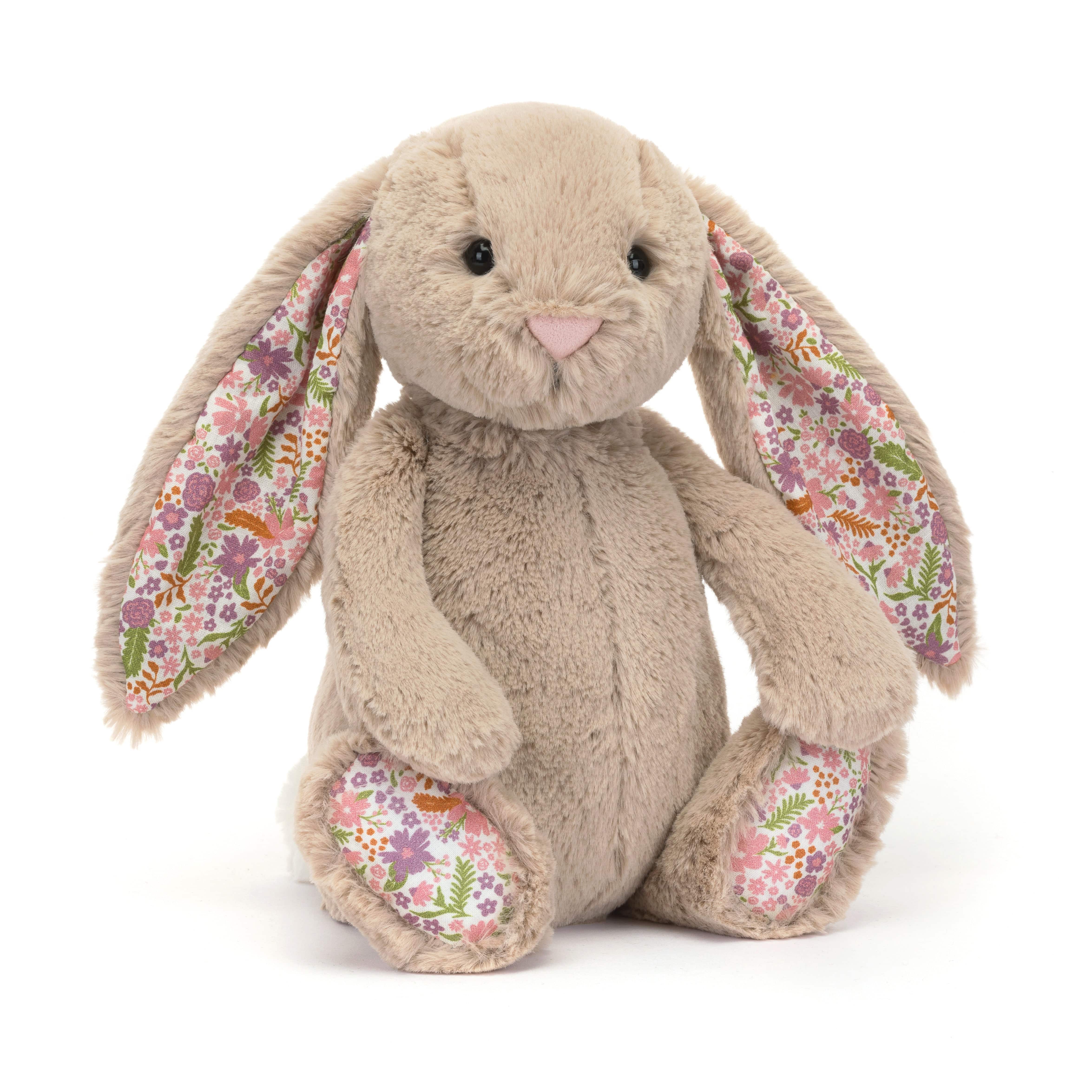 Blossom Beige Bunny 'Petal' Original Jellycat Lil Tulips