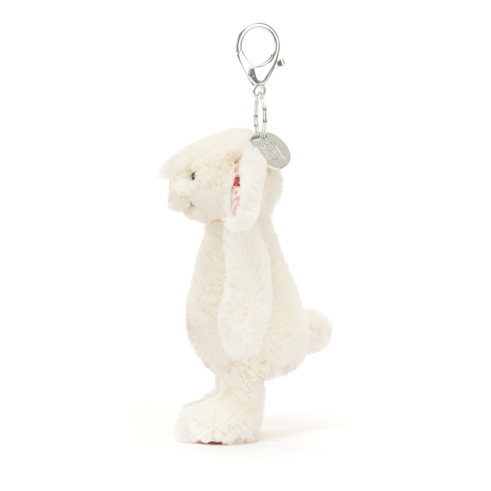 Blossom Cream Bunny 'Berry' Bag Charm Jellycat Lil Tulips
