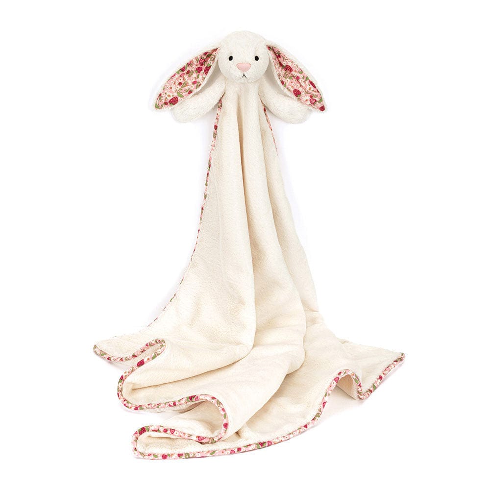 Blossom Cream Bunny 'Berry' Blankie Jellycat JellyCat Lil Tulips