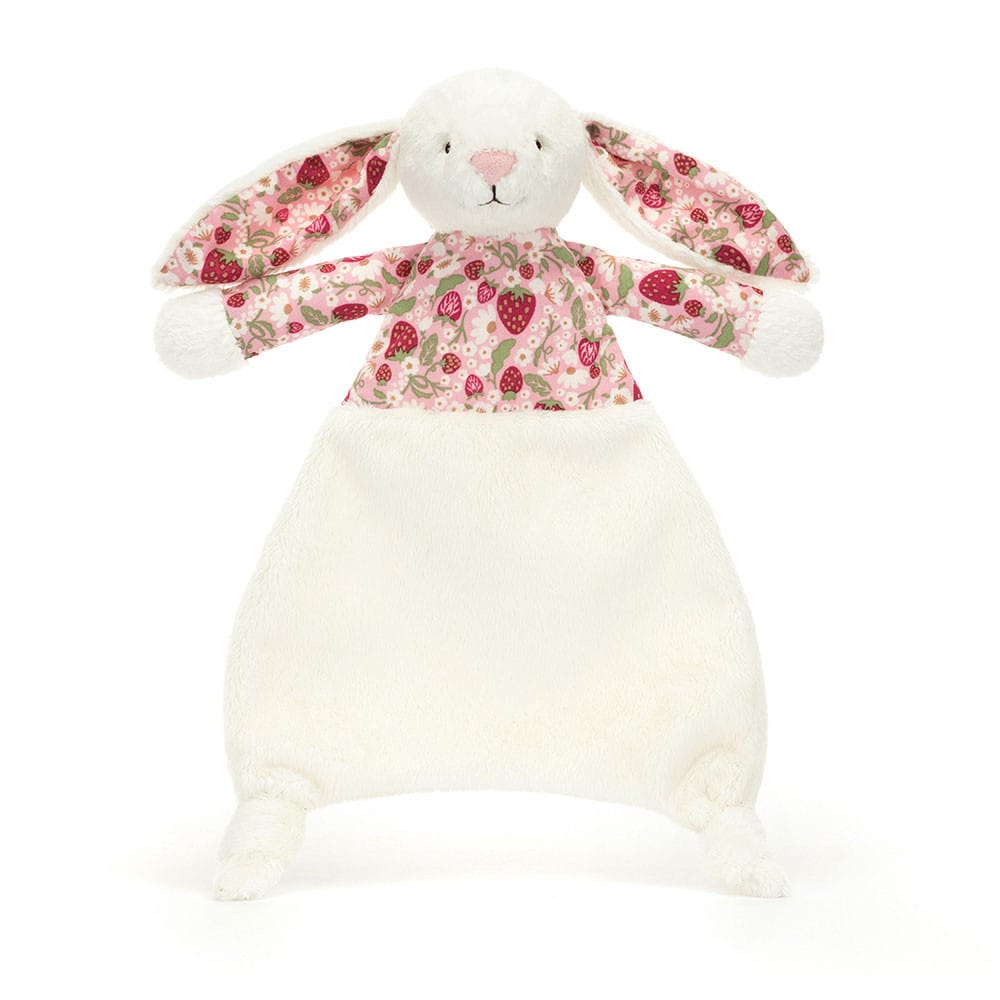 Blossom Cream Bunny 'Berry' Comforter Jellycat Lil Tulips