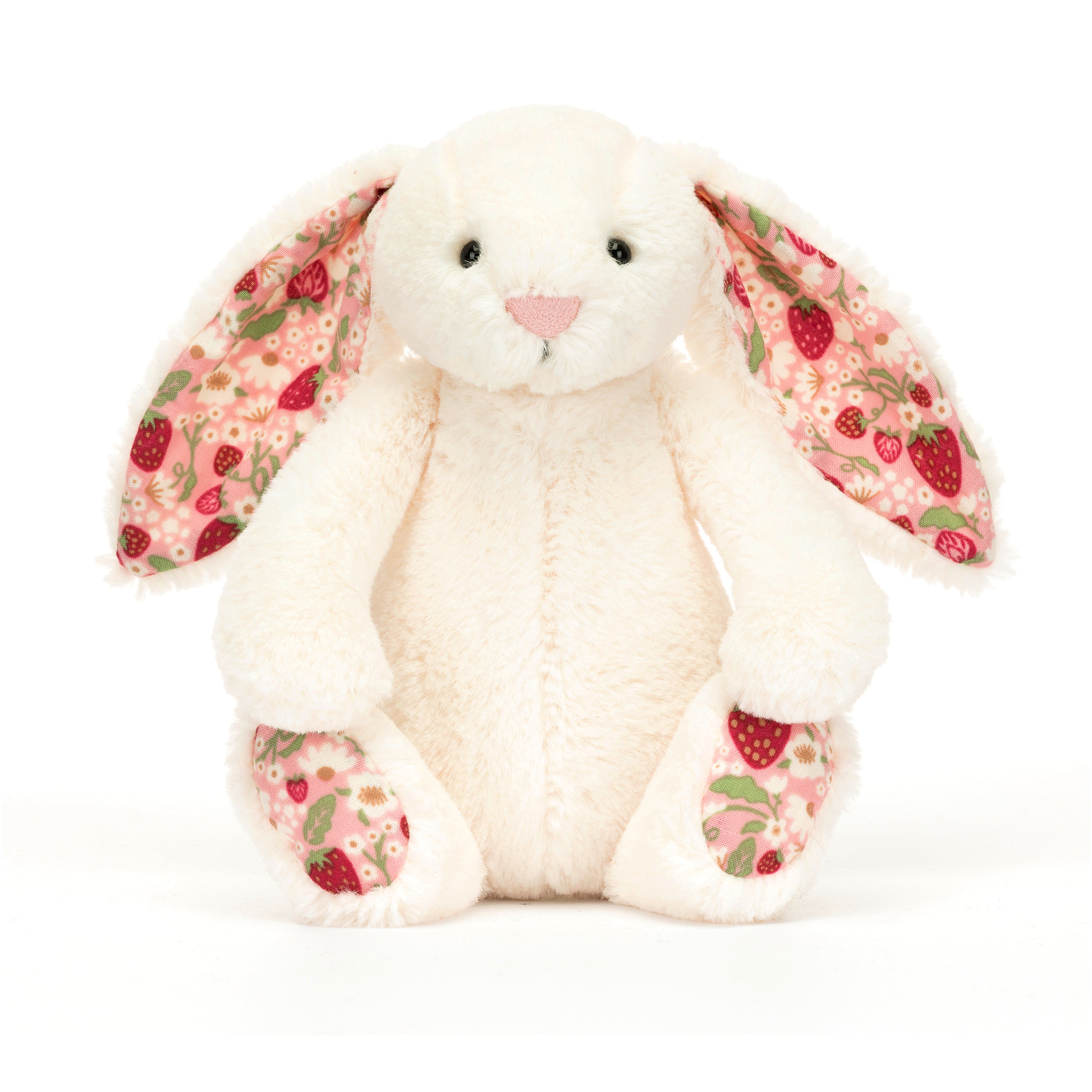 Blossom Cream Bunny 'Berry' Little Jellycat Lil Tulips