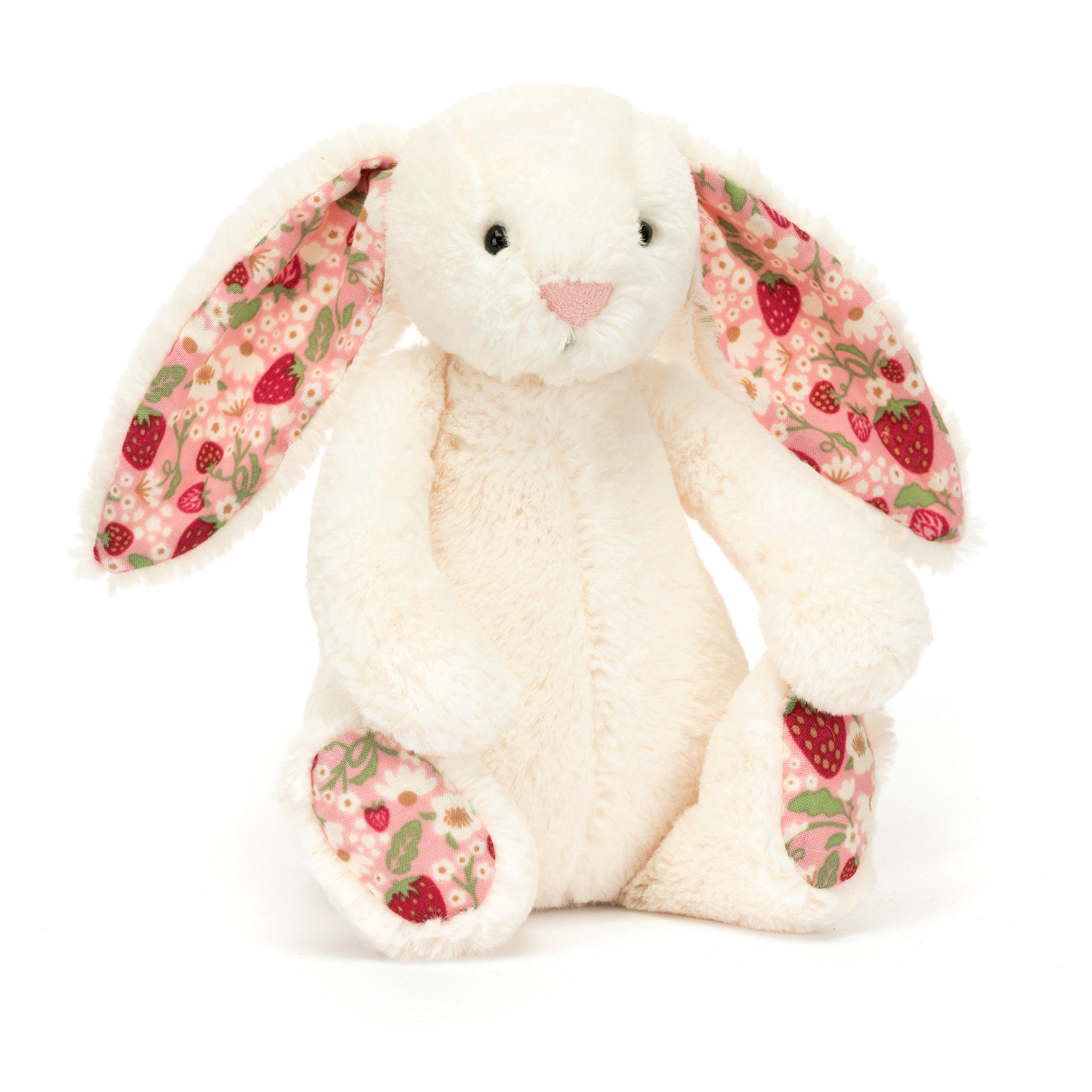 Blossom Cream Bunny 'Berry' Little Jellycat Lil Tulips