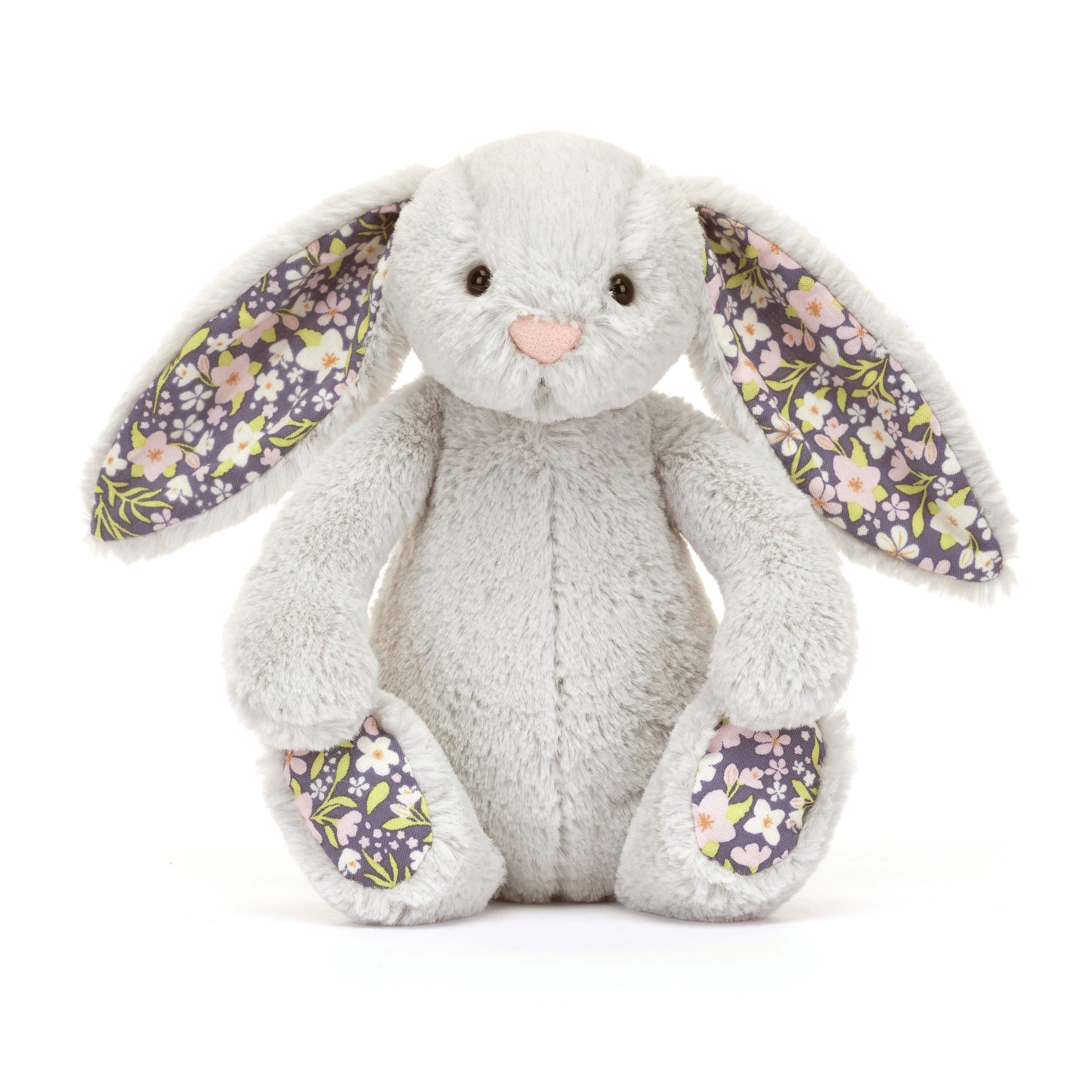 Blossom Silver Bunny 'Bloom' Little Jellycat Lil Tulips
