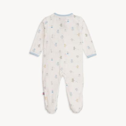 Blue Baby Beats Modal Footie Magnetic Me Lil Tulips